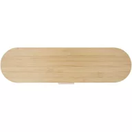   Set tacamuri, Everestus, 2601E13203, 16.5x2.6x4.7 cm, Polipropilena, Bambus, Roz deschis