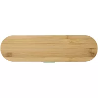   Set tacamuri, Everestus, 2601E13204, 16.5x2.6x4.7 cm, Polipropilena, Bambus, Verde Mint