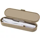 Set tacamuri, Everestus, 2601E13205, 16.5x2.6x4.7 cm, Polipropilena, Bambus, Bej Sand inchis
