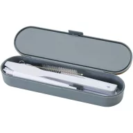   Set tacamuri, Everestus, 2601E13206, 16.5x2.6x4.7 cm, Polipropilena, Bambus, Gri Slate