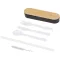 Set tacamuri, Everestus, 2601E13207, 16.5x2.6x4.7 cm, Polipropilena, Bambus, Negru