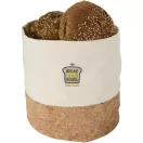 Cosulet pentru paine, Everestus, 2601E13250, 15.5x15 cm, Bumbac, Pluta, Natur