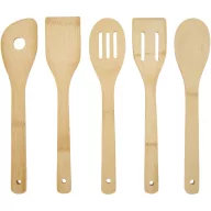   Set spatule de bucatarie, Everestus, 2601E13240, 30xØ8 cm, Bambus, Natur