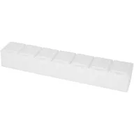   Organizator 7 zile pentru medicamente, 2509E14575, Everestus, 14.9x2.4x2.8 cm, Polipropilena, Alb
