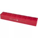Organizator 7 zile pentru medicamente, 2509E14576, Everestus, 14.9x2.4x2.8 cm, Polipropilena, Rosu