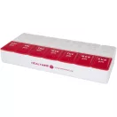 Organizator 7 zile pentru medicamente, 2509E14558, Everestus, 17.5x3x8.7 cm, Polipropilena, Rosu