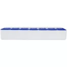 Organizator 7 zile pentru medicamente, 2509E14559, Everestus, 17.5x3x8.7 cm, Polipropilena, Albastru