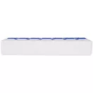 Organizator 7 zile pentru medicamente, 2509E14559, Everestus, 17.5x3x8.7 cm, Polipropilena, Albastru