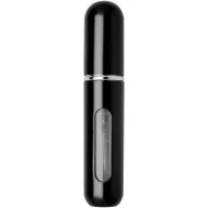   Recipient parfum 5 ml, 2509E14625, Everestus, 8.8x1.75 cm, Polipropilena, Aluminiu, Negru