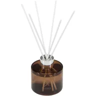   Difuzor arome, 100 ml, Everestus, 2601E12896, 6.5x21x7 cm, Sticla, Lemn, Maro