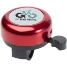 Claxon bicicleta, 2509E14483, Everestus, 5.5x5 cm, ABS, Aluminiu, Rosu