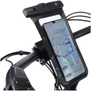 Suport de telefon pentru bicicleta, 2509E14540, Everestus, 20x1.3x11.3 cm, ABS, Plastic, Negru