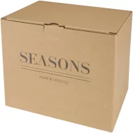   Ceainic cu 2 cesti asortate, Seasons, 2610E19386, 800 ml, 13.8x15.8x9.7xØ7.3 cm, Ceramica, Otel inoxidabil, Alb