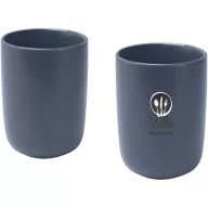   Set 2 cani, 350 ml, 2509E14781, Seasons, 8.2x11.5x8.2 cm, Ceramica, Albastru hale