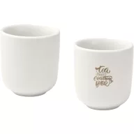   Set 2 cani espresso, 90 ml, 2509E14784, Seasons, 6.2x5.8x5.8 cm, Ceramica, Alb