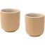 Set 2 cani espresso, 90 ml, 2509E14785, Seasons, 6.2x5.8x5.8 cm, Ceramica, Crem