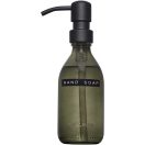 Dozator de sapun, 250 ml, Wellmark, 2601E13307, 15x19 cm, Sticla, Negru