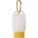 Breloc cu sapun de maini, Everestus, 2610E18161, 5x2.2x9.5 cm, Polipropilena, Polietilena, Aluminiu, Galben