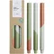 Set 3 lumanari, Originalhome, 2601E13110, 30x2.5 cm, Ceara, Verde Heather