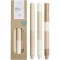 Set 3 lumanari, Originalhome, 2601E13114, 30x2.5 cm, Ceara, Crem