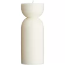 Lumanare organica, Originalhome, 2601E13115, 20x7.5 cm, Ceara, Crem