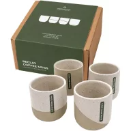   Set 4 cani, Originalhome, 2610E19415, 150 ml, 7x7.5x7xØ7 cm, Ceramica, Alb