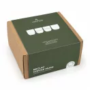 Set 4 cani, Originalhome, 2610E19415, 150 ml, 7x7.5x7xØ7 cm, Ceramica, Alb