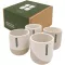 Set 4 cani, Originalhome, 2610E19416, 350 ml, 9x10x9xØ9 cm, Ceramica, Alb