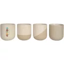 Set 4 cani, Originalhome, 2610E19416, 350 ml, 9x10x9xØ9 cm, Ceramica, Alb