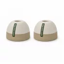 Suport lumanare, Originalhome, 2610E17554, 7.5x5x7.5xØ7.5 cm, Ceramica, Alb