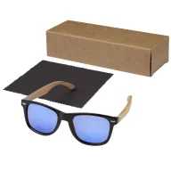   Ochelari de soare polarizati, Everestus, 22FEB0230, 14.5x5x15.5 cm, PET, Bambus, Natur