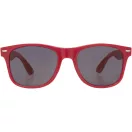 Ochelari de soare retro, UV400, Everestus, 2601E13238, 14.5x5x15 cm, Poliester, Rosu