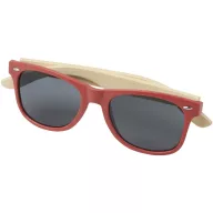   Ochelari de soare, Everestus, 22FEB0259, 14.5x5x15.5 cm, Polipropilena, Bambus, Rosu