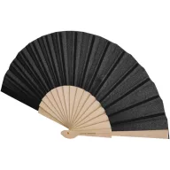   Evantai de mana, 2410E22103, Everestus, 23 x 41.5 cm, Lemn, Negru