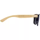Ochelari de soare UV400, 2509E14685, Everestus, 14x4.5x14 cm, Bambus, Policarbonat, Argintiu