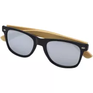   Ochelari de soare UV400, 2509E14685, Everestus, 14x4.5x14 cm, Bambus, Policarbonat, Argintiu