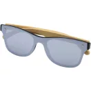 Ochelari de soare UV400, 2509E15003, Everestus, 14x4.5x14 cm, Bambus, Policarbonat, Argintiu