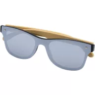   Ochelari de soare UV400, 2509E15003, Everestus, 14x4.5x14 cm, Bambus, Policarbonat, Argintiu