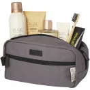 Geanta cosmetice, Everestus, 2601E12952, 23x13.5x11 cm, Bumbac, Poliester, Gri