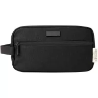   Geanta cosmetice, Everestus, 2601E12951, 23x13.5x11 cm, Bumbac, Poliester, Negru