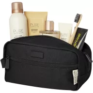   Geanta cosmetice, Everestus, 2601E12951, 23x13.5x11 cm, Bumbac, Poliester, Negru