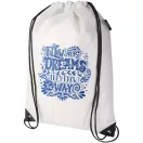 Saculet cu snur, 2502E14896, Everestus, 33 x 44 cm, Poliester, Alb