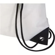   Saculet cu snur, 2502E14896, Everestus, 33 x 44 cm, Poliester, Alb