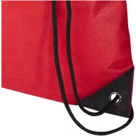   Saculet cu snur, 2502E14897, Everestus, 33 x 44 cm, Poliester, Rosu