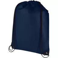   Saculet cu snur, Everestus, 2601E12901, 33x44 cm, Poliester, Albastru Navy