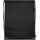 Saculet cu snur, Everestus, 2601E12900, 33x44 cm, Poliester, Negru
