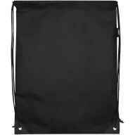   Saculet cu snur, Everestus, 2601E12900, 33x44 cm, Poliester, Negru