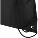 Saculet cu snur, Everestus, 2601E12900, 33x44 cm, Poliester, Negru
