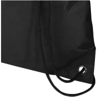   Saculet cu snur, Everestus, 2601E12900, 33x44 cm, Poliester, Negru