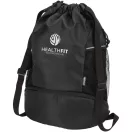 Saculet cu snur, Everestus, 2601E13034, 29x47x12 cm, Poliester, Negru